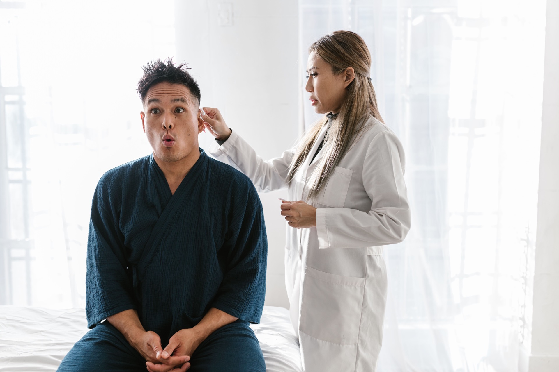 Doctor consulting with a patient